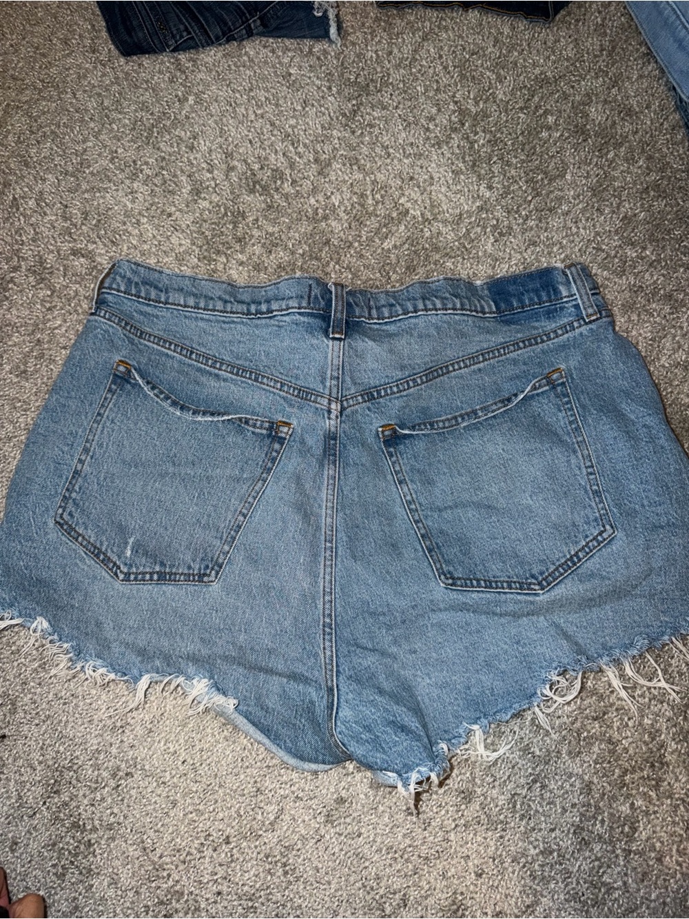 Abercrombie & Fitch Denim Jean Shorts Curve Love - Picture 3 of 3